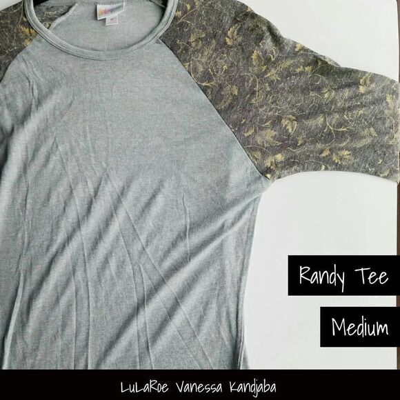 LuLaRoe Randy Medium Printed Sleeve NEW - Picture 1 of 1